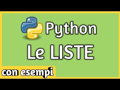 Le Liste Python [ python list ITA 2019 ]