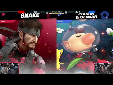 #EVISUMA_18 本選 - WQF DIO(スネーク) vs めいき(ピクミン＆オリマー)【スマブラSP】