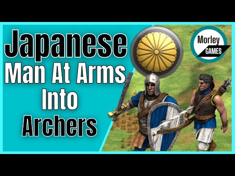 AOE2 Japanese 20 Population Man at Arms Rush Into Archers Build Order