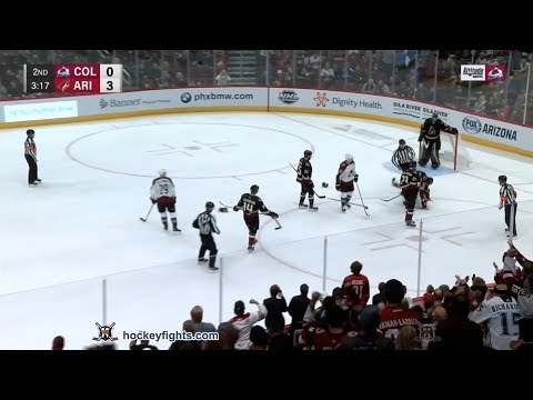 Nazem Kadri vs Lawson Crouse Nov 2, 2019