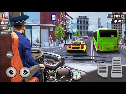 world highest speed bus driver / Euro uphill bus simulator game / Indian bus uphill bus games 3d