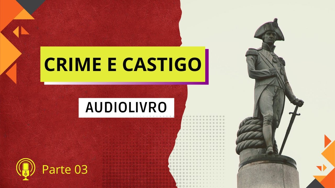 🔊Crime e Castigo - Parte 03 de 06 (narração humana) 📖