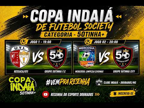 COPA INDAIÁ DE FUTEBOL SOCIETY - CATEGORIA 50TINHA+