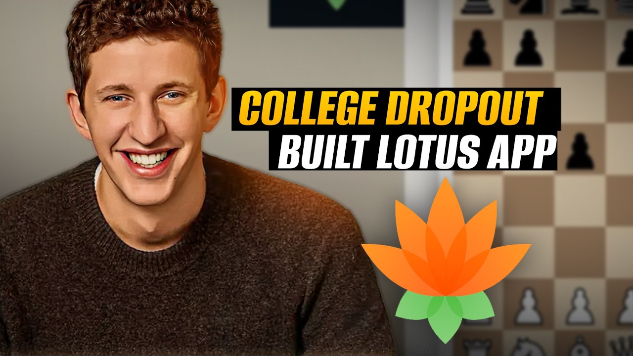 This University Dropout has built a Chess App with 400,000 downloads | Ft. Raphael from Lotus Chess