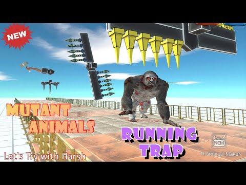 Running Trap vs Mutant Piramits| Who Pass All Traps | Ballista Trap | Animal Revolt Battle Simulator