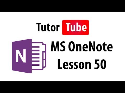 MS OneNote Tutorial Lesson 1 OneNote Interface