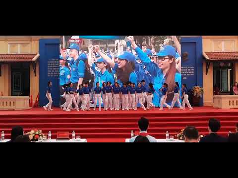 Nhảy của khối 8: BƯỚC CHÂN ĐOÀN VIÊN