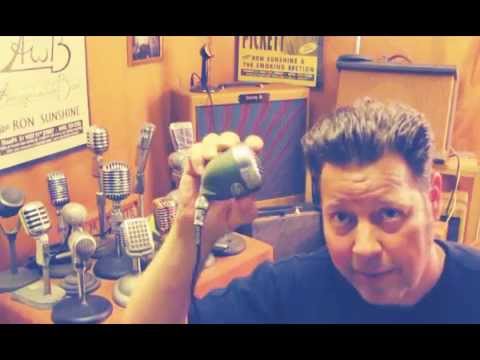 Custom Vintage Shure 520SL Green Bullet Hi-Z Controlled Magnetic Harp Vocal Mic