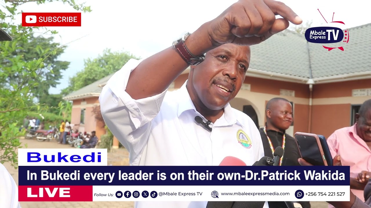 Every leader in Bukedi is on their own; says Dr. Patrick Wakida as he calls for unity 