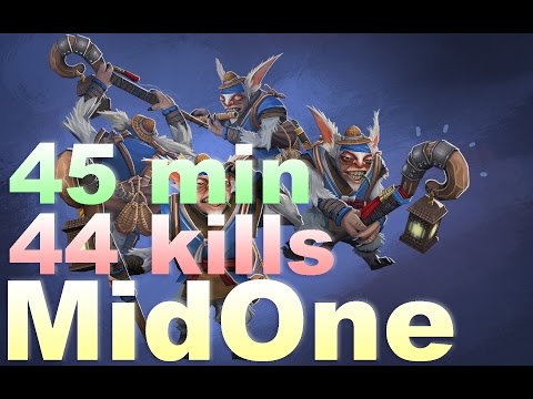 MidOne Meepo vs all 44 kills for 45 min | Highlights 7.04 — Dota 2