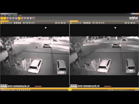 NOVUS cameras IP 2 MPX vs 4 MPX at night - comparison