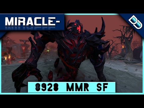 Miracle- Shadow Fiend ✪ 8928 MMR Game ✪ DOTA2