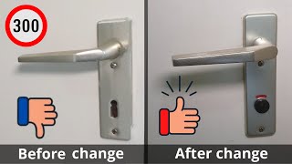 Badezimmer Türschloss wechseln