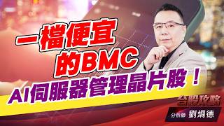 ㄧ檔便宜的BMC AI伺服器管理晶片股！｜台股攻略｜劉烱德 (圖)