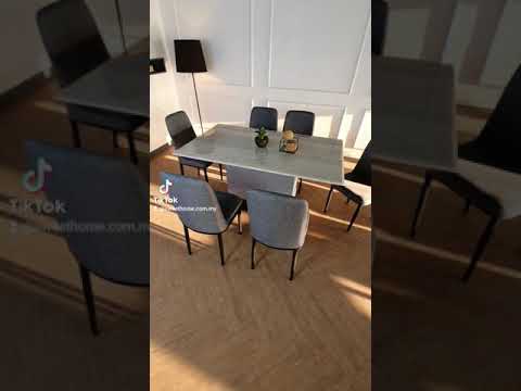 Marble Table Dinning Set Table with Chairs 