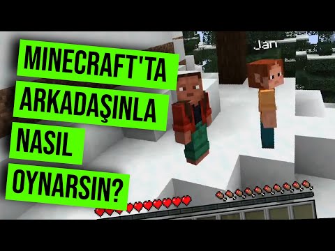 Minecraft hiçbir şey gerektirmeden 2 kişilik nasıl - Minecraft arkadaşınla nasıl oynanır PC
