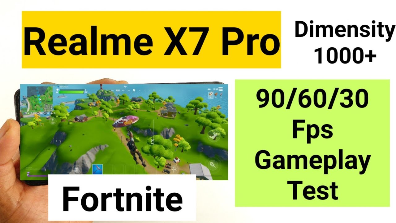 Realme x7 pro fortnite fps gameplay indepth review