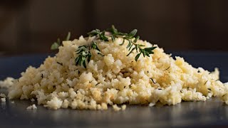 How to Perfectly Rice Cauliflower with a Food Processor (Low Carb)
