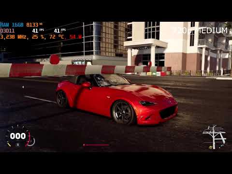 ASUS TUF A15 RTX 3070 The Crew 2 Vega 8 720p