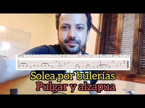 Soleá por bulerías Falsetas de Pulgar y Alzapua Normal y lento con tab #solea #bulerias #flamenco