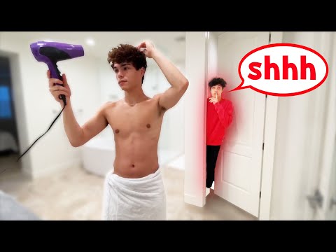 I SPENT THE NIGHT IN MY FRIENDS HOUSE & THEY HAD NO IDEA... (24 hour challenge)
