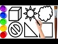 Shapes Song 52 Shapes Show Effects Black Diamond Nursery Rhymes Kids Song