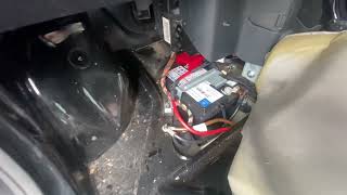 Smart car ForTwo 2013 Battery location And how to jump start