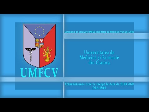 Festivitatea de absolvire a studentilor Facultatii de Medicina Dentara UMFCV - Promotia 2020