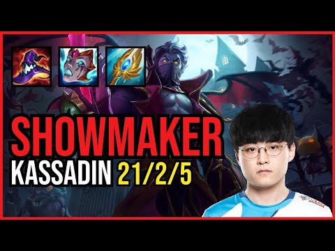 SHOWMAKER - KASSADIN vs. FIZZ Mid | KR RANKED | PATCH 11.1