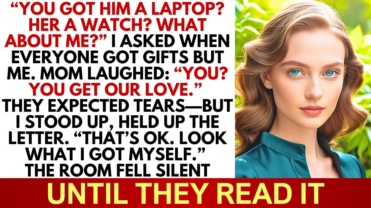 My Family Laughed When I Got No Gift At Christmas — But I Held Up A Letter That Made Them Go Silent
