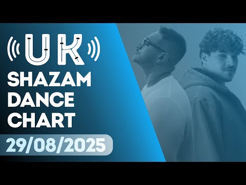🇬🇧 SHAZAM UK DANCE CHART (29/08/2025) | TOP-40 & NEW-ENTRIES OVERVIEW