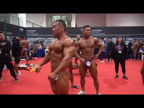 China men bodybuilding backstage, 2019 national championship_2