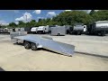 Bear Track 7x20' All Aluminum Gravity Tilt Car Hauler Trailer 7000# GW BTC81242T-070