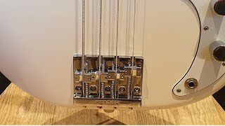 Video thumbnail for Fender Bass Hi Mass Bridge Installation. (High Mass / HiMass Bridge ) by Richard Joines