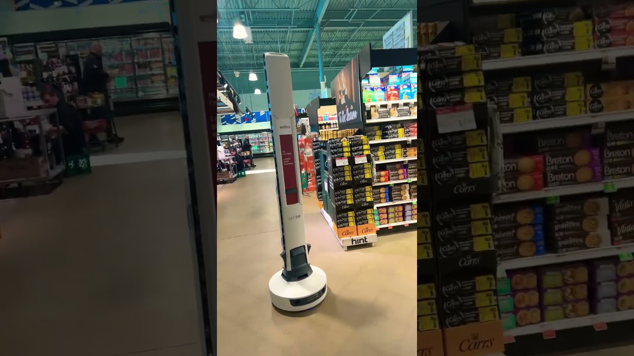 #robot tally at grocery store #mccaffery