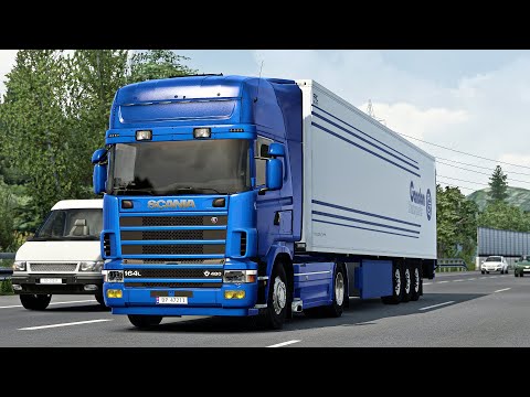 ETS2 1.45 - ProMods 2.62 - SCANIA 164L 480 V8 - Trip: Basel - Munich
