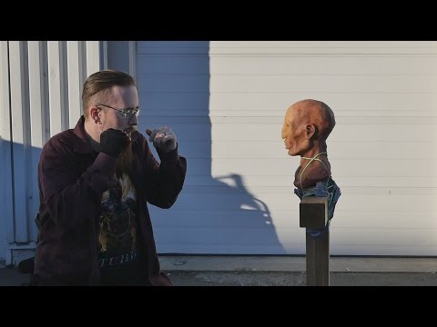 Plastic knuckle dusters and the "Spikey" vs. zombie head from ZGB