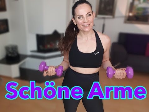 Beautiful arms - workout with dumbbells