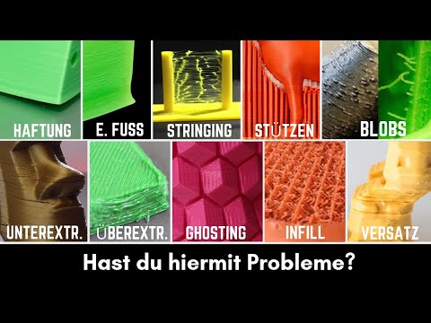 3D-Druck Probleme: Lösungen-Tipps! Springe mit Hilfe der Zeitschiene zu genau deinem Problem!