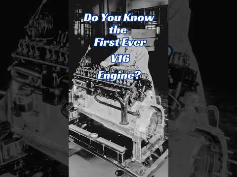 Do you know the first V16 Engine? #cars #automobile #car #engineering #short