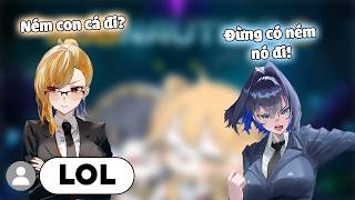 Kronii ngăn không cho Kaela chọc con cá!【Hololive Vietsub】