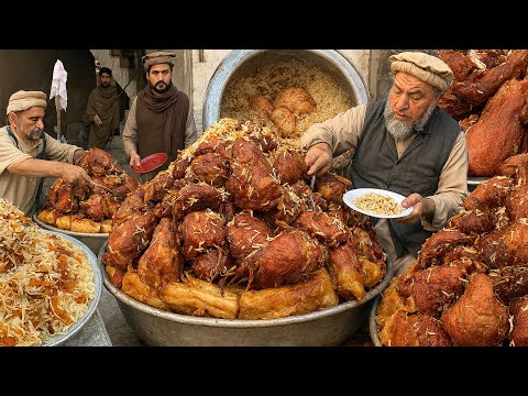 Afghanistan Most Cheap Street food | Kabuli pulao | Biryani | Roasted chicken | Street food