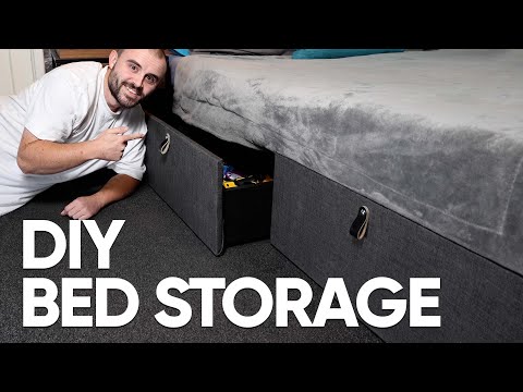 How To Make Under Bed Storage Drawers - On A Budget