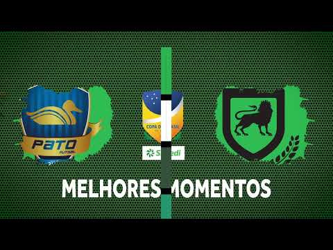 Copa do Brasil Sicredi - Gols de Pato Futsal x Juventude AG 1ª Fase jogo de IDA