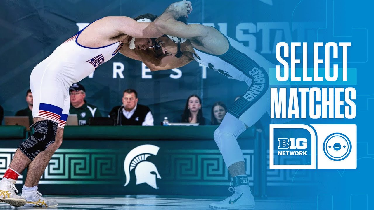 American at Michigan State | SELECT MATCHES | Big Ten Wrestling | 12/18/2025