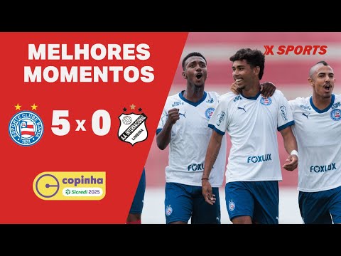 Gols e lances de Bahia x Internacional de Limeira
