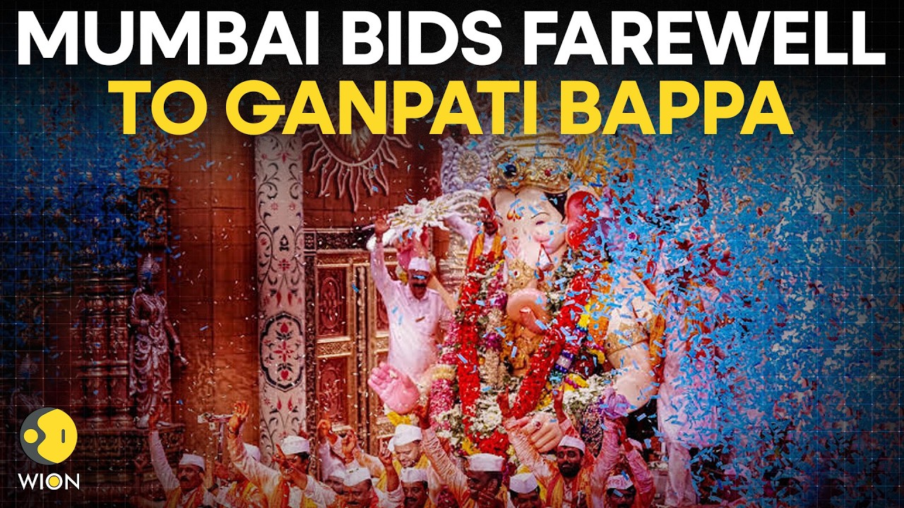 Lalbaugcha Raja Visarjan 2026 LIVE: Ganesh Aarti and the Final Farewell | Ganesh Chaturthi 2026