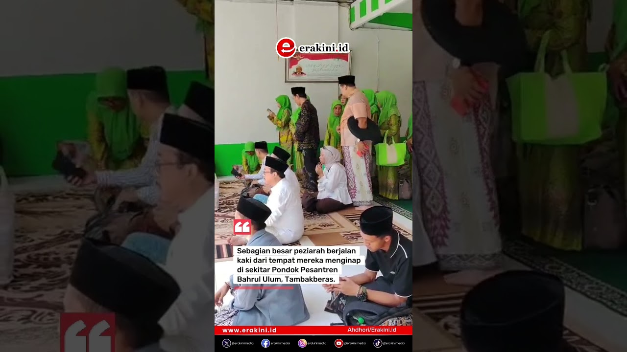 Ribuan Nahdliyin Padati Makam Mbah Wahab