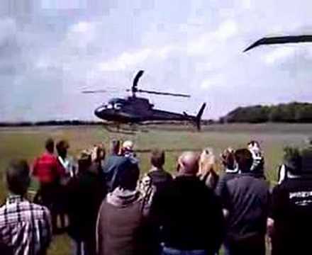 Helicopter in St.Michaelisdonn Germany