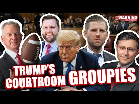 Trump's MAGA Posse Shows Up To His Courtroom | The Warning